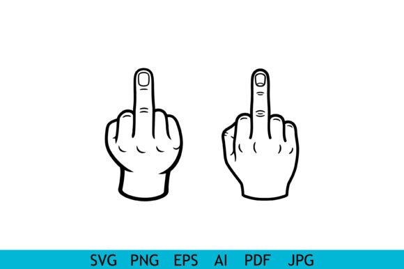Download Middle Finger Hand Gesture Set - Set Collection