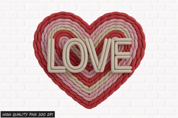 Download Rope Heart LOVE Valentine PNG File - Premium Resources