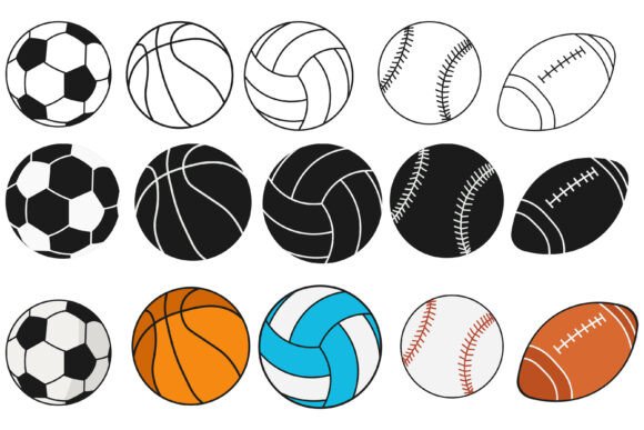 Download Sports Ball Icon Set - Set Collection