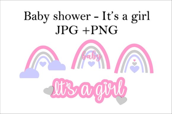Download Its a Girl Baby Shower Graphics - Its a girl Collection
