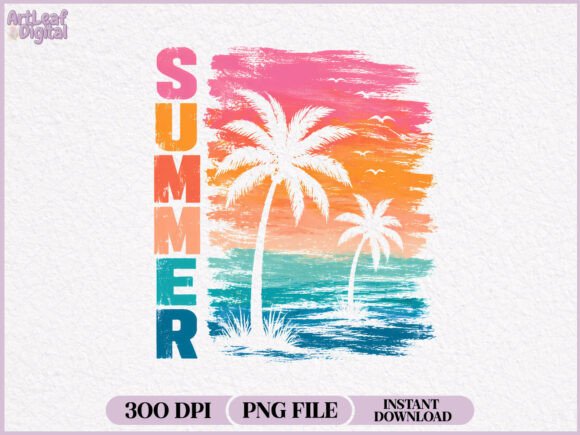 Download Summer Beach Sunset PNG - Set Collection