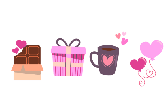 Download Valentine Illustration Set - Set Collection