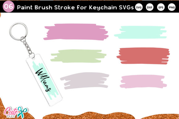 Download Paint Brush Stroke Keychain&nbsp;&nbsp; - Stroke Collection