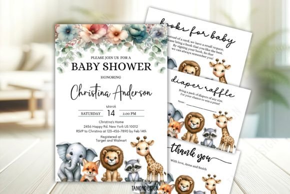 Download Baby Shower Invitation Bundle Set - Set Collection