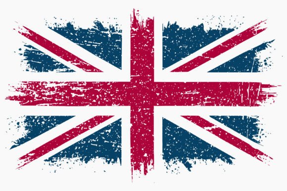 Download Distressed Brush Stroke Union Jack Art - Stroke Collection