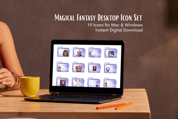 Download Magical Fantasy Desktop Icon Set - Set Collection