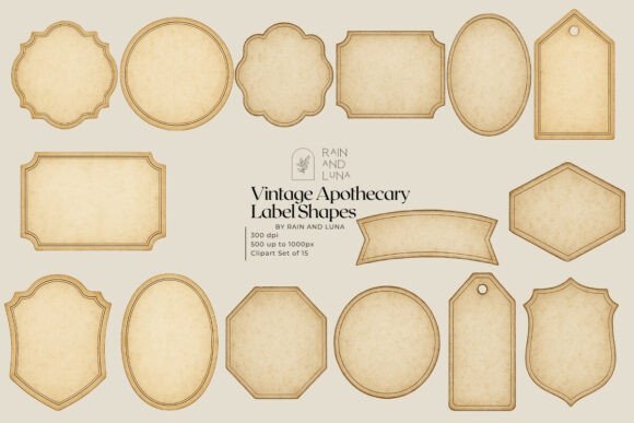 Download 🕯️ Vintage Apothecary Label Set - Set Collection