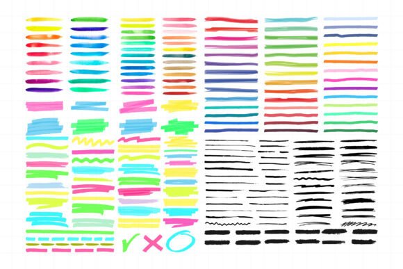Download Marker Lines. Color Ink Pen Brush Stroke - Stroke Collection
