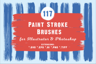 Download 117 Paint Stroke Brushes for Illustrator & Photoshop - Stroke Collection