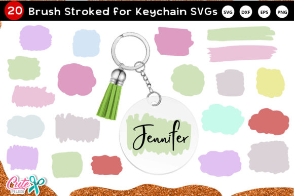 Download Paint Brush Stroke Keychain Bundle - Stroke Collection