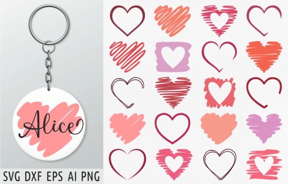 Download Heart Keychain Svg Brush Stroke Svg Png - Stroke Collection