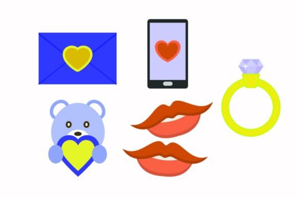 Download Valentine Illustration Set - Set Collection